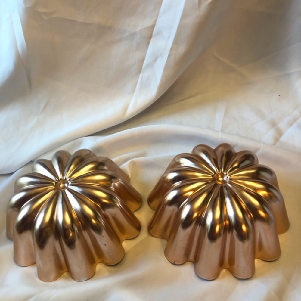 Vintage Copper Toned Molds Jell-O Wall Decor